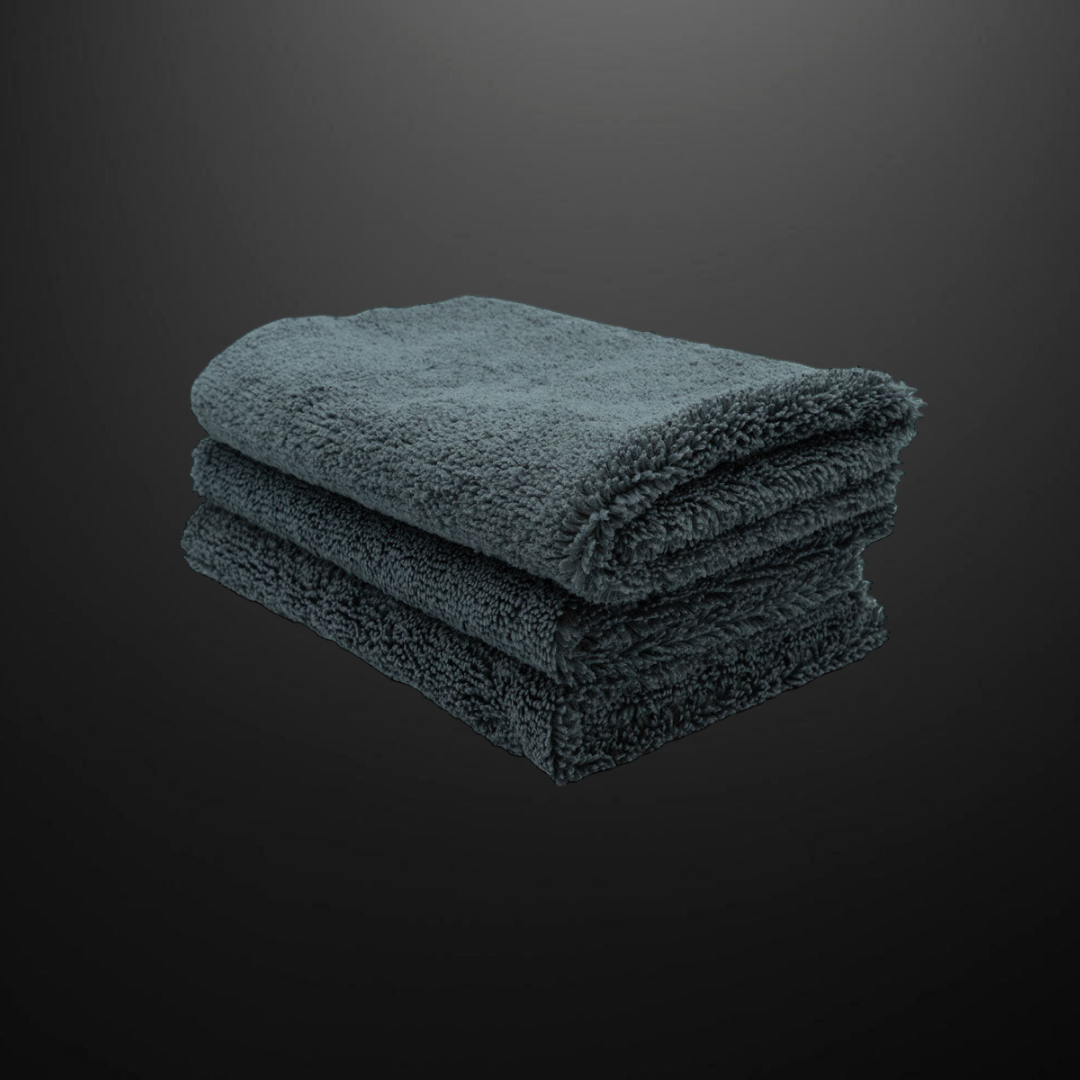 Black Microfiber Towels