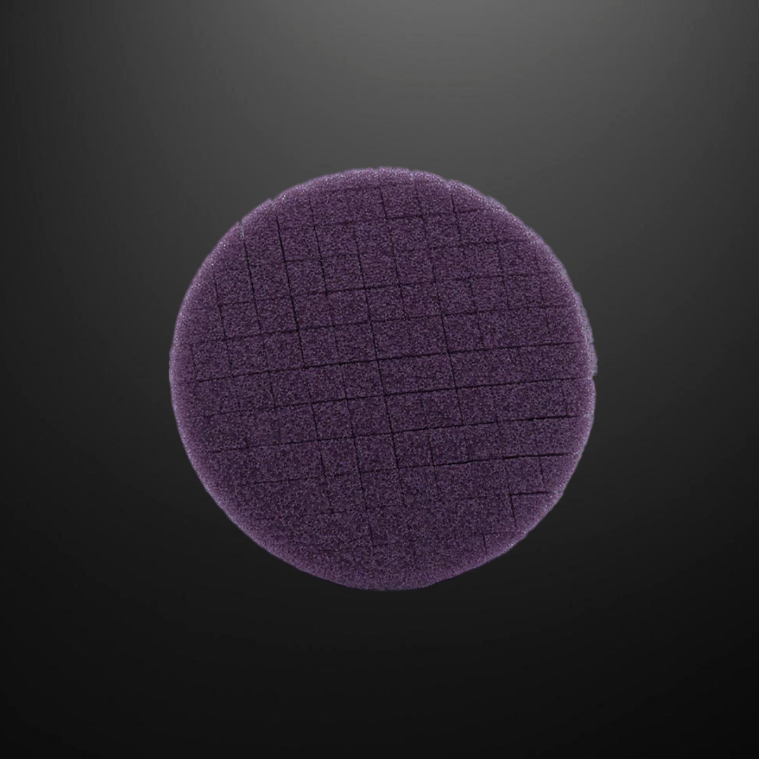 6.5" Dark Purple Spider-Cut Foam Cutting Pad