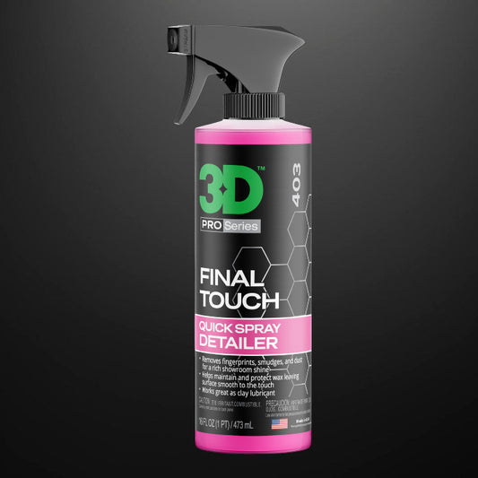 3D Car Care's Final Touch