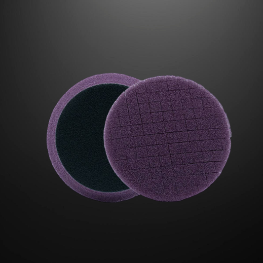 6.5" Dark Purple Spider-Cut Foam Cutting Pad